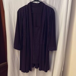 R & M Richards Purple Pantsuit